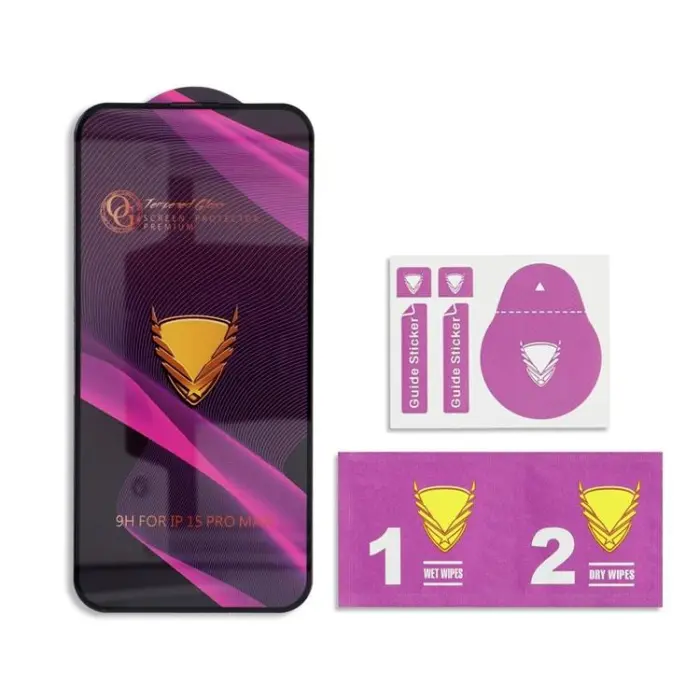 OG - OG Galaxy S21 FE Härdat Glas Skärmskydd Premium - Svart
