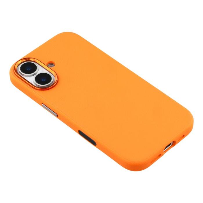 X-Level - X-LEVEL Mobilskal till iPhone 17 MagSafe PU Läder Hård PC - Orange