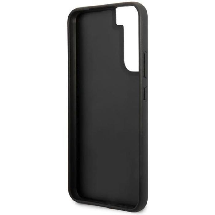 Guess - Guess Galaxy S24 Plus Mobilskal Metall Guld Logo - Svart