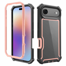 A-One Brand - iPhone 17 Air Mobilskal TPU + PC Shockproof - Svart/Roséguld