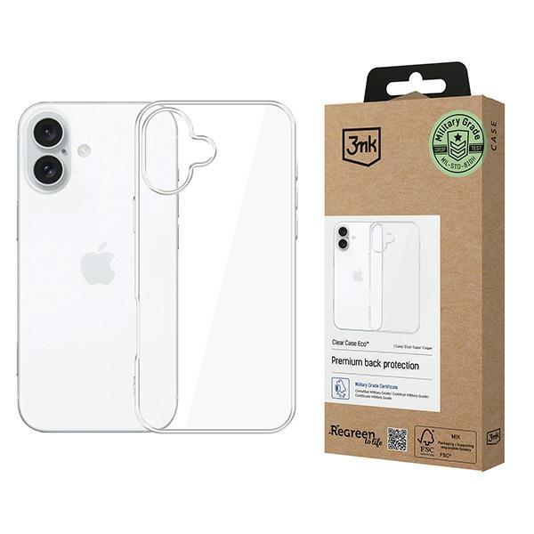 3MK iPhone 16 Mobilskal Eco - Clear | 2353 | AlltMobil