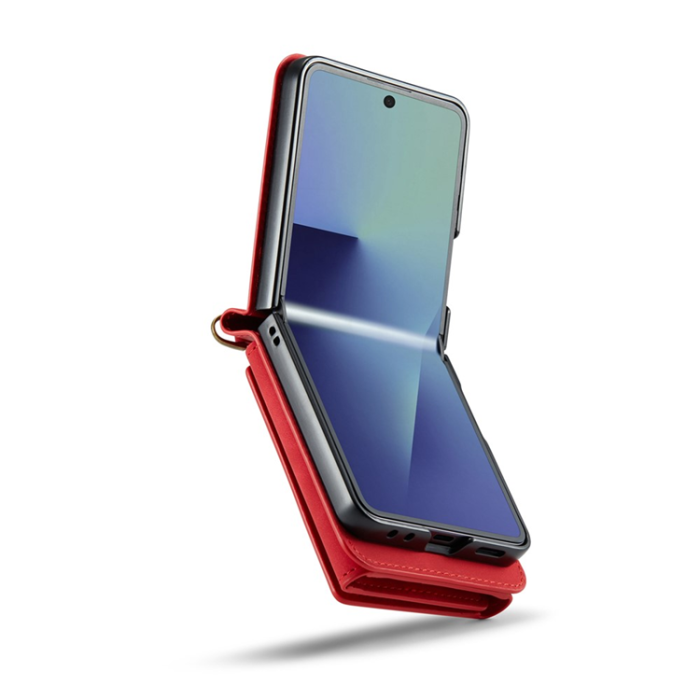 DG.MING - DG.MING Galaxy Z Flip 7 Mobilskal Detachable M2 - Röd