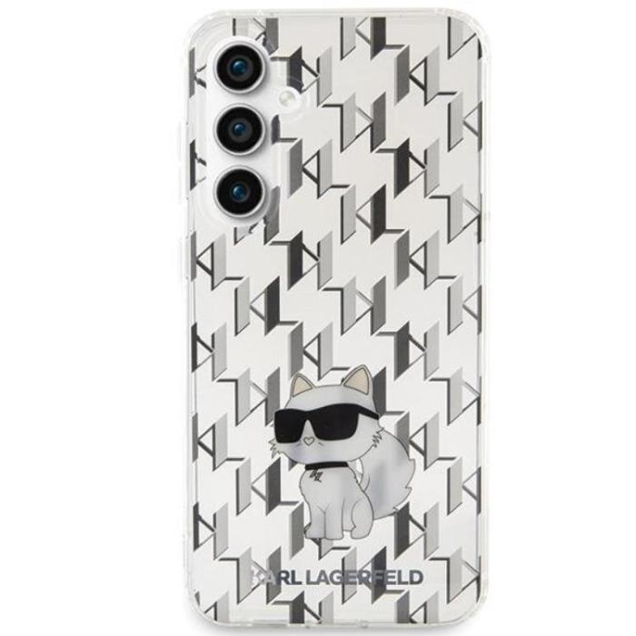 KARL LAGERFELD - Karl Lagerfeld Galaxy S23 FE Mobilskal Monogram Choupette - Transaprent