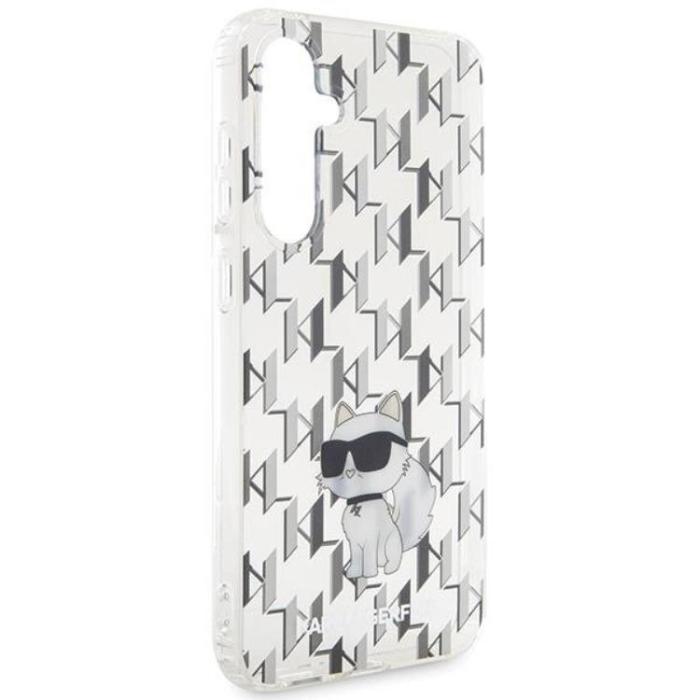 KARL LAGERFELD - Karl Lagerfeld Galaxy S23 FE Mobilskal Monogram Choupette - Transaprent