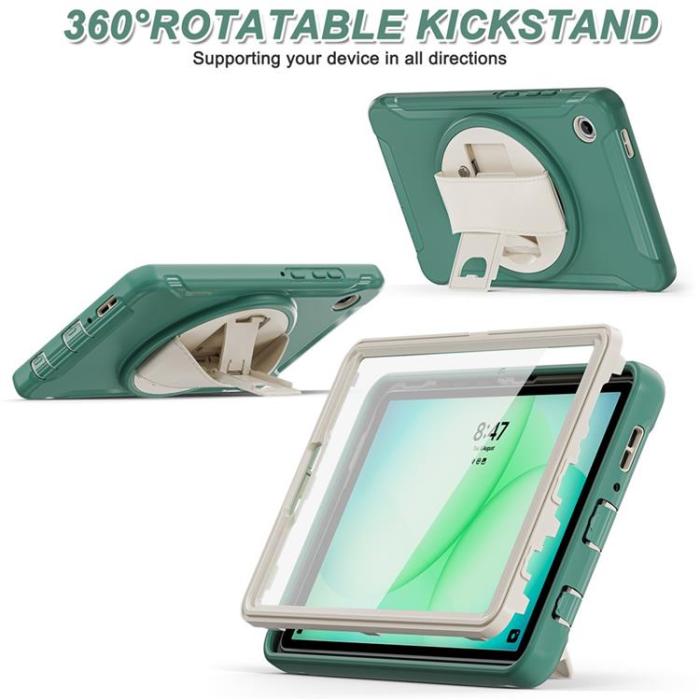 A-One Brand - Galaxy Tab A11 Skal Rotary Kickstand med Handrem