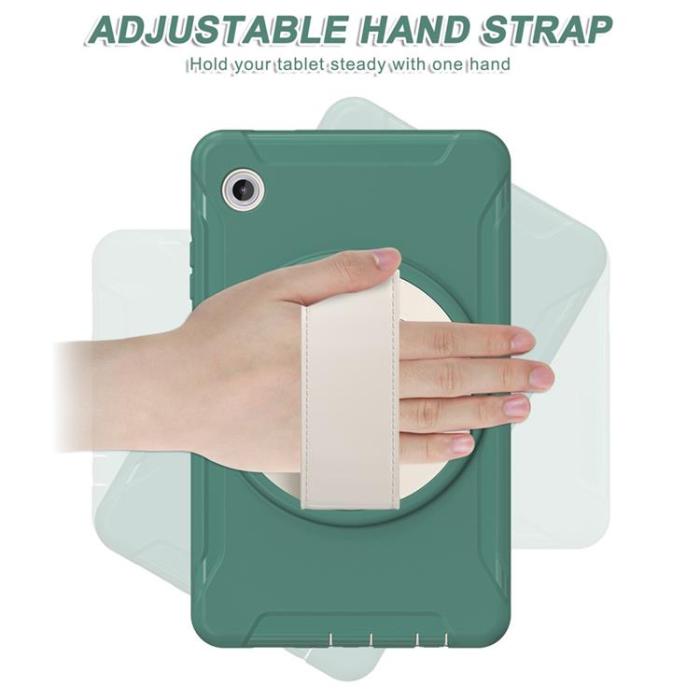 A-One Brand - Galaxy Tab A11 Skal Rotary Kickstand med Handrem