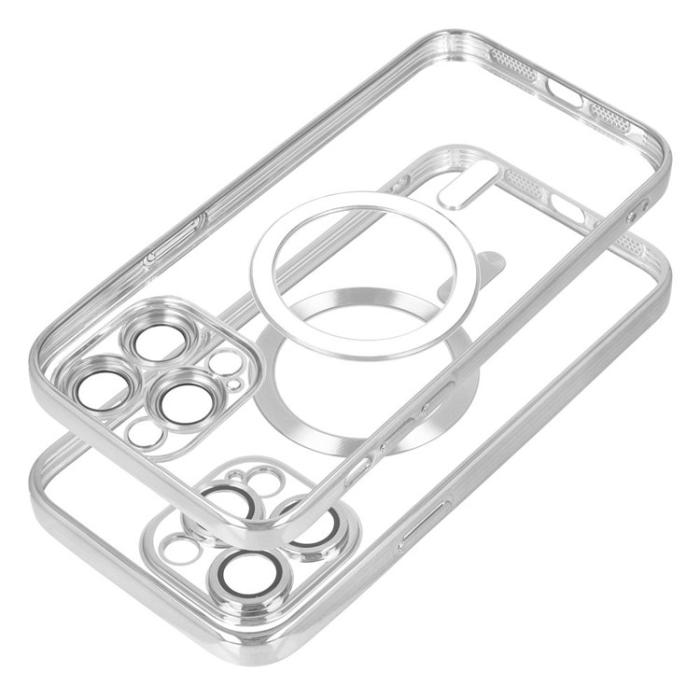A-One Brand - Mobilskal För iPhone 18 Pro Max/17 Pro Max Magsafe Electro - Silver