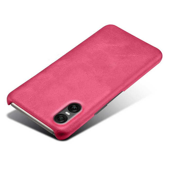A-One Brand - Sony Xperia 10 VII Mobilskal Calfskin Texture PU-Läder - Rosa
