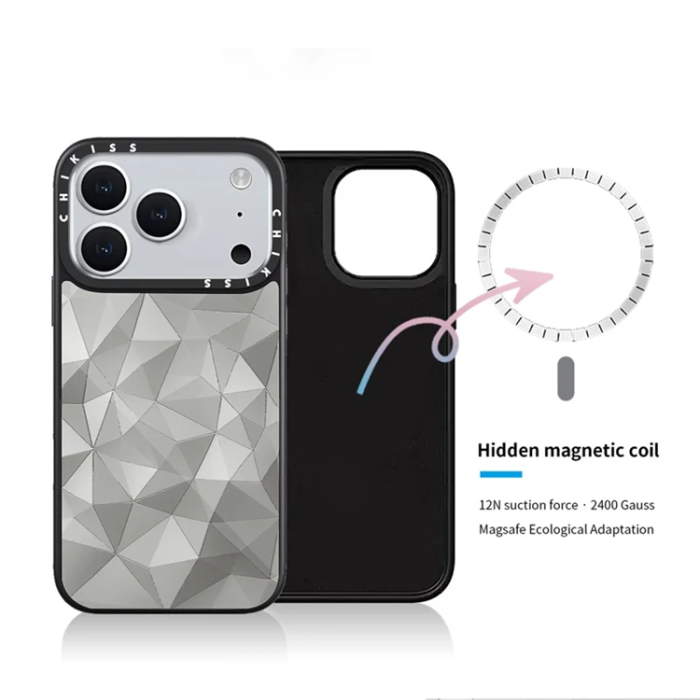 A-One Brand - iPhone 17 Pro Mobilskal MagSafe Aluminium Silikon