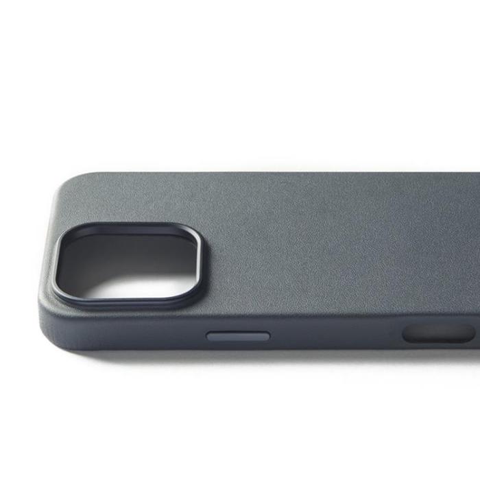 Mujjo - Mujjo iPhone 16 Pro Max Mobilskal MagSafe Maiz - Stålblå