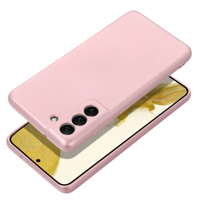 OEM - Galaxy A55 5G Mobilskal Metallic - Rosa