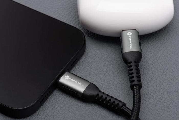 Forcell - Forcell USB-C till USB-C kabel 240W 3m QC4.0 PD 5A Cafule - Svart