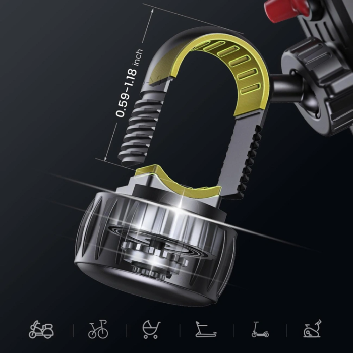 WildMan - Tech-Protect Mobilhållare för Cykel Universal V6 - Svart