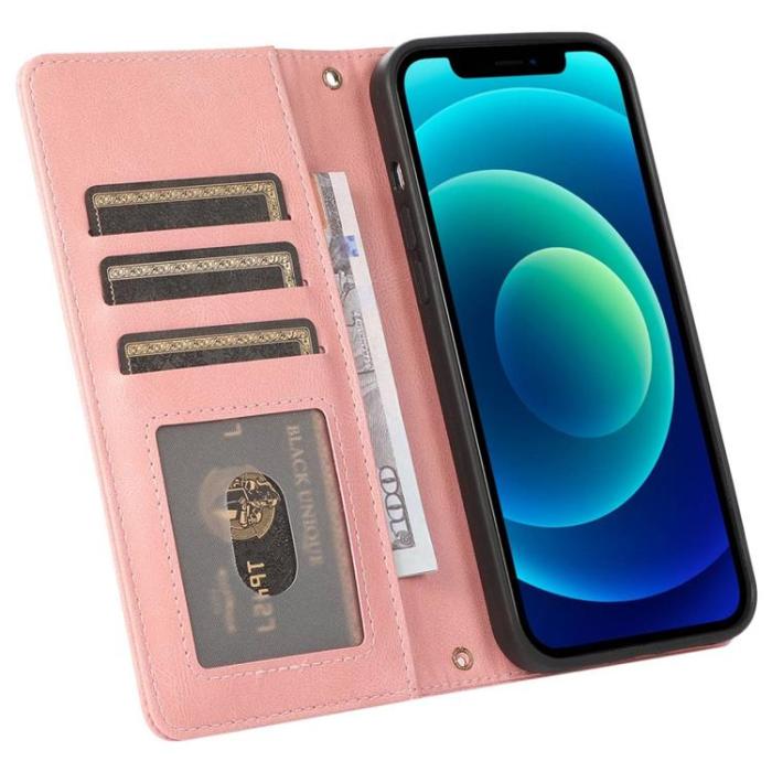 OEM - iPhone 14 Pro Plånboksfodral Flip - Rosa