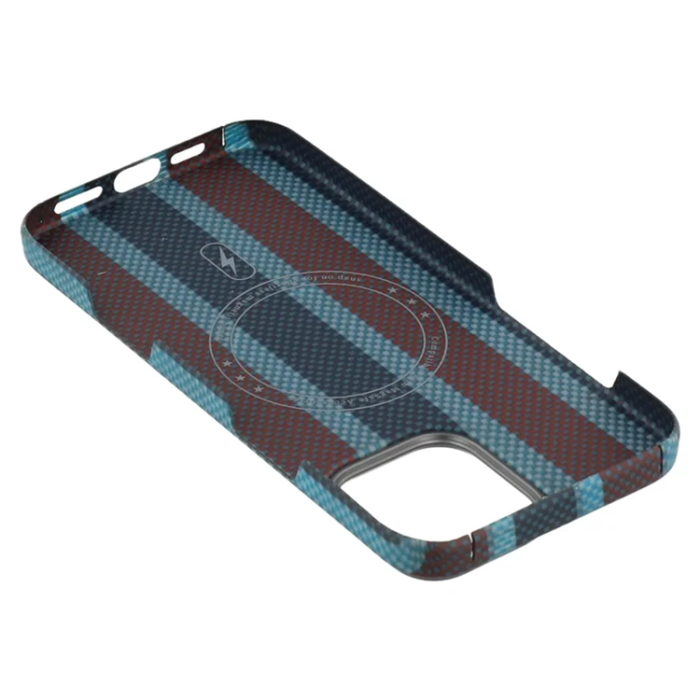 A-One Brand - iPhone 16 Pro Mobilskal Magsafe Aramid Fiber Tri Color