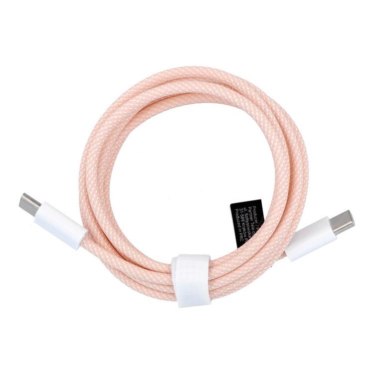 Typ-C to Typ-C Kabel PD 60W 3A C263 1.5 m - Rosa | 3541 | AlltMobil