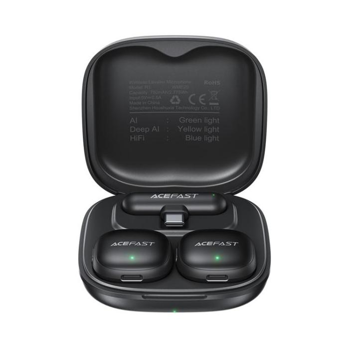 Acefast - ACEFAST Lavilier Mikrofon 360° Omnidirektionell Djup AI-BrusRöducerings R1