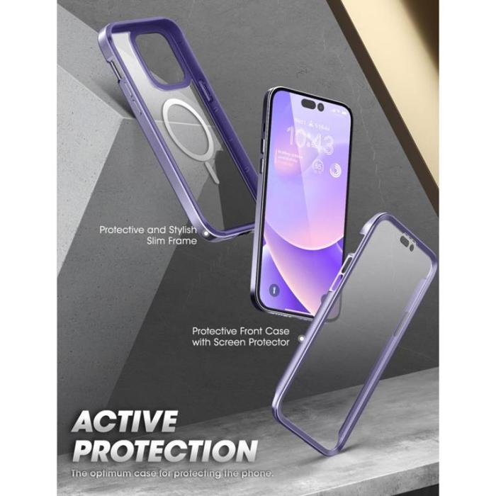 SupCase - SupCase Magsafe iPhone 14 Pro Max Skal UB Edge - Djup lila