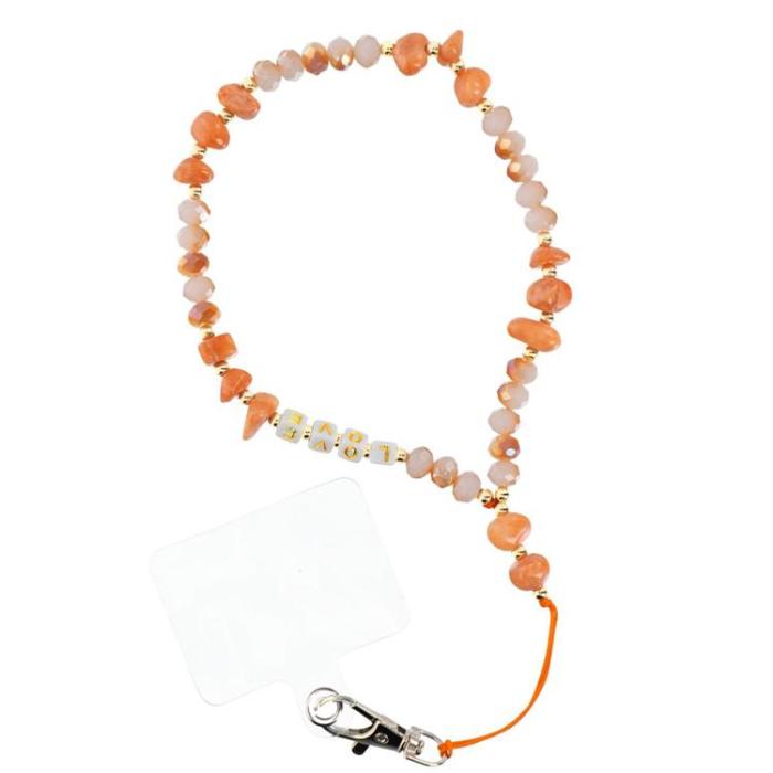 OEM - Love Halsbandsrem för mobiler längd 44 cm - Orange