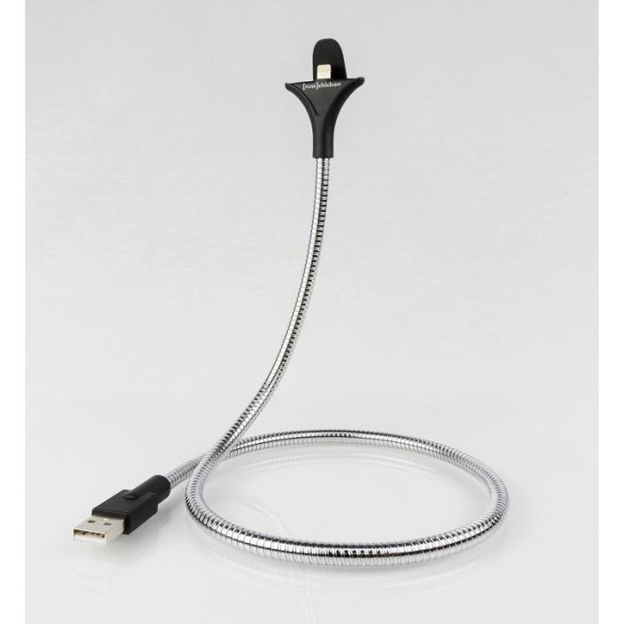 UTGATT4 - Fuse Chicken Synkkabel Lightning Bobine Auto 0.6m Självstående Hållare - Silver