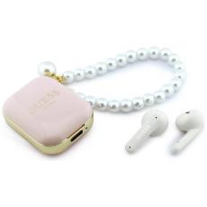 Guess - Guess TWS In-Ear H&ouml;rlurar Pearl Strap - Rosa