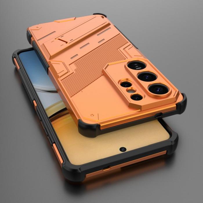 OEM - Mobilskal till Samsung Galaxy S26 Ultra Plast Stöttåligt Med Ställ - Orange