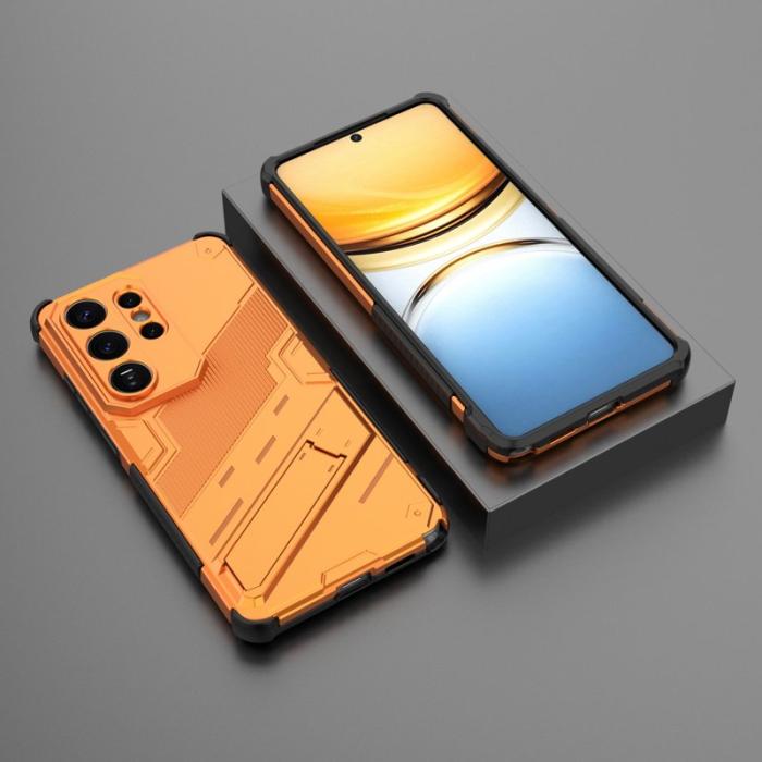 OEM - Mobilskal till Samsung Galaxy S26 Ultra Plast Stöttåligt Med Ställ - Orange