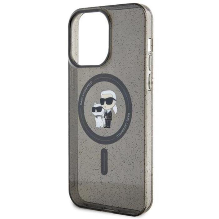 KARL LAGERFELD - KARL LAGERFELD iPhone 11/XR Mobilskal Magsafe Glitter - Svart
