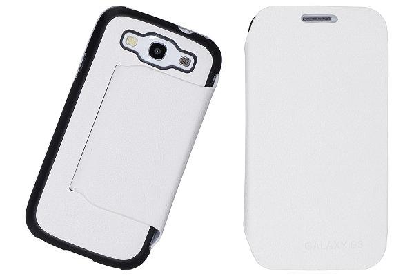 Book Mobilväska till Samsung Galaxy S3 i9300 (Vit) | 2353 | AlltMobil