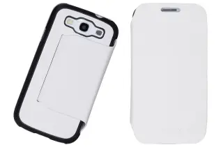 OEM - Book Mobilväska till Samsung Galaxy S3 i9300 (Vit)