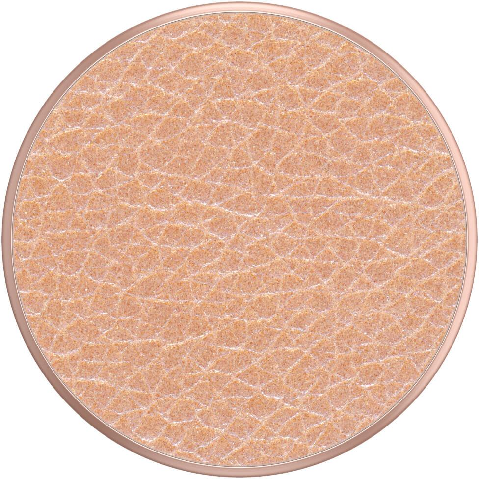 POPSOCKETS Pebbled Vegan Leather Rose Gold Avtagbart Grip