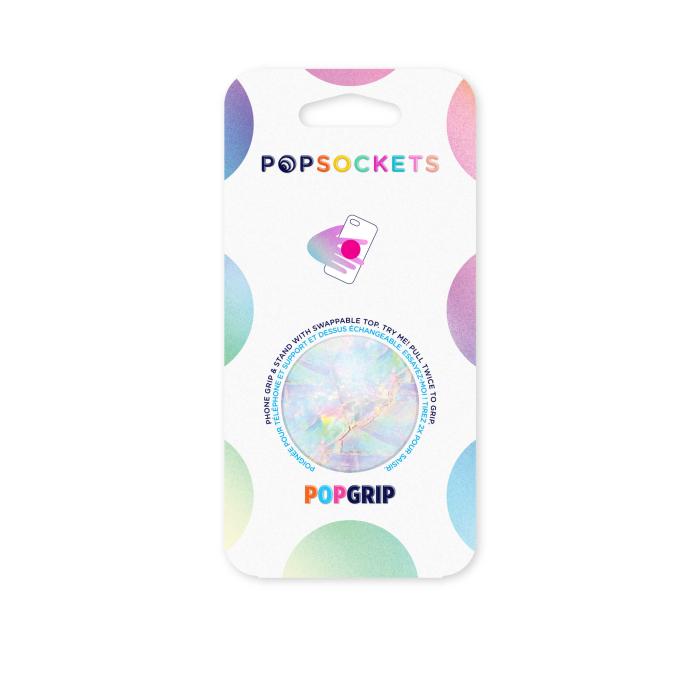 PopSockets - POPSOCKETS Opal Avtagbart Grip med Ställfunktion