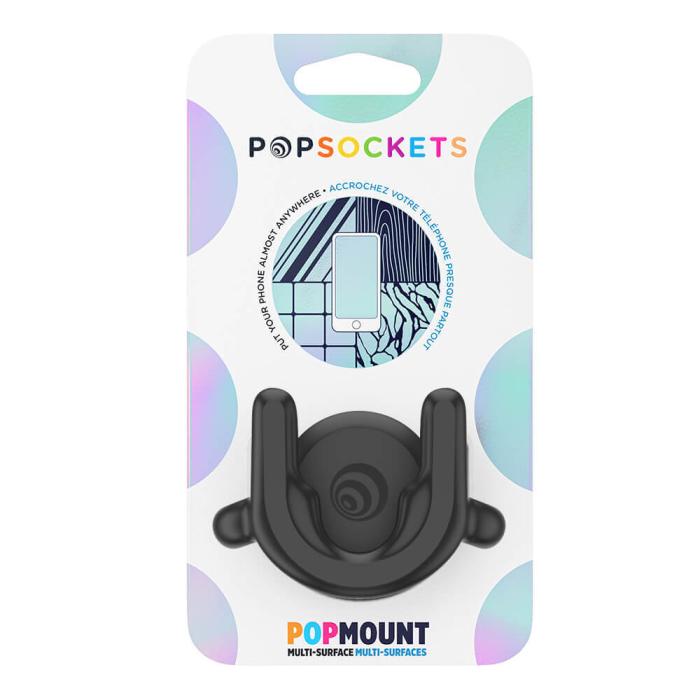 PopSockets - POPSOCKETS PopMount Multi-Surface Svart