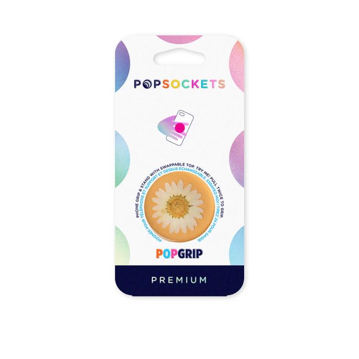PopSockets - POPSOCKETS Pressed Flower White Daisy Avtagbart Grip