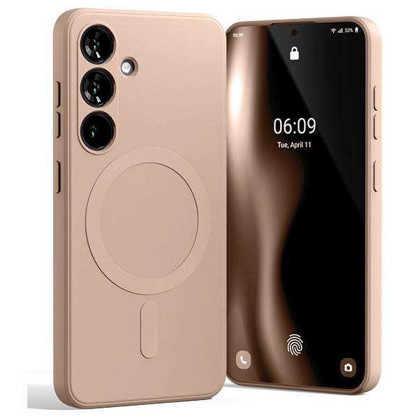 Mercury Galaxy S24 Mobilskal MagSafe Semi-Silikon - Rosa Sand | 2353 | AlltMobil
