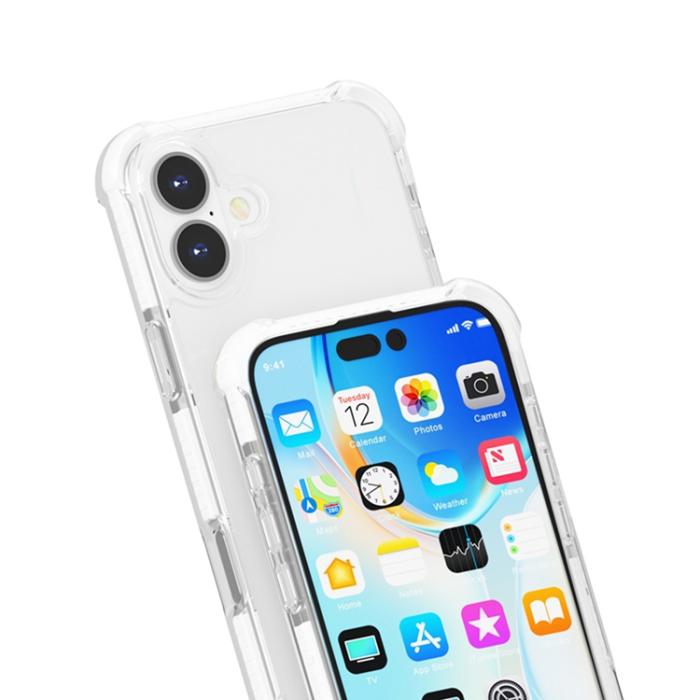 A-One Brand - iPhone 17 Mobilskal MagSafe Förstärkta Hörn Acrylic - Vit