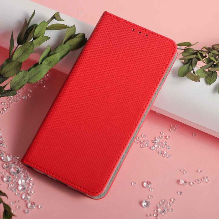 OEM - Smart Magnetiskt fodral för Samsung Galaxy A40 röd