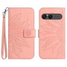 A-One Brand - Sony Xperia 10 VII Plånboksfodral Med Handledsrem - Rosa