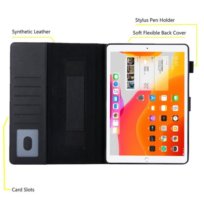 OEM - iPad 10.2 (2019/2020/2021) Fodral - Svart