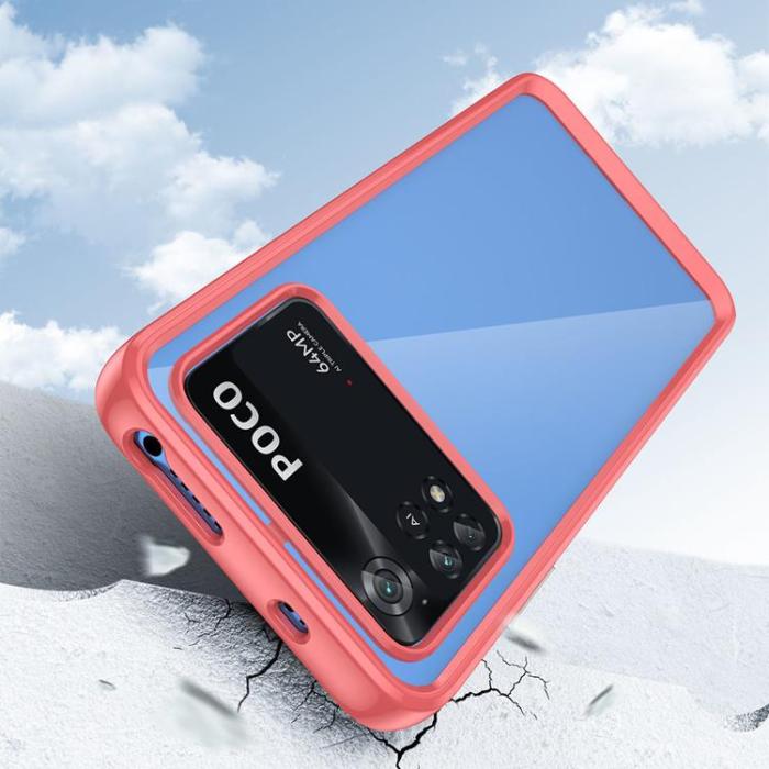 UTGATT1 - Xiaomi Poco M4 Pro Skal Outer Space Flexible - Röd