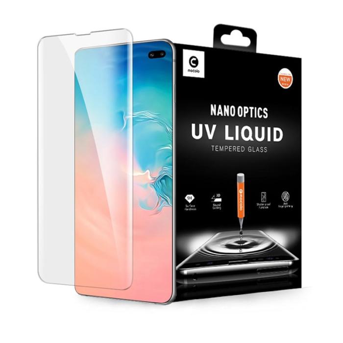 UTGATT1 - MOCOLO UV Glas Galaxy S10 + Plus Clear
