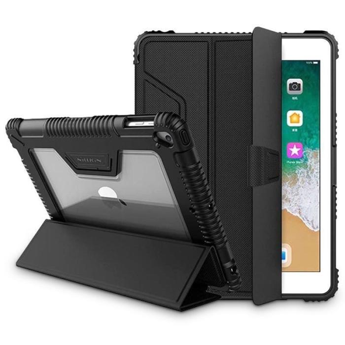 UTGATT5 - NILLKIN Armor Läder iPad 10.2 2019/2020 - Svart