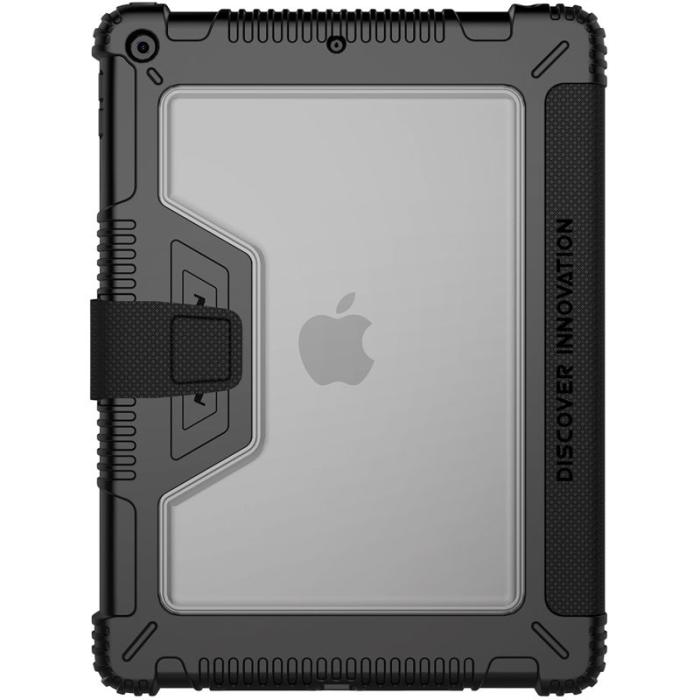 UTGATT5 - NILLKIN Armor Läder iPad 10.2 2019/2020 - Svart