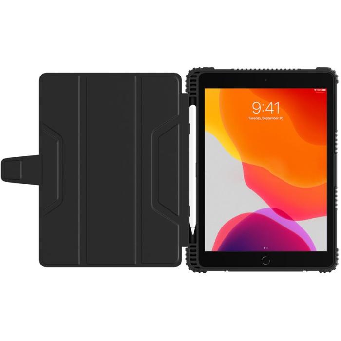 UTGATT5 - NILLKIN Armor Läder iPad 10.2 2019/2020 - Svart