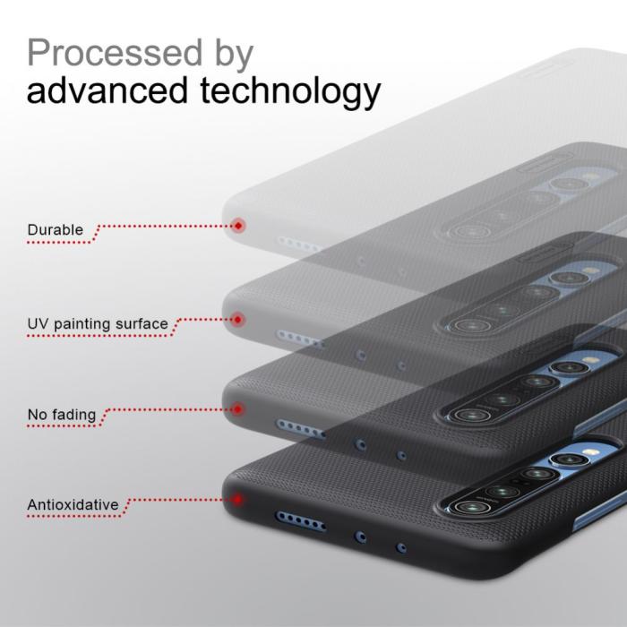 UTGATT5 - NILLKIN Frosted Shield Xiaomi Mi 10/Mi 10 Pro Black