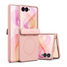 Spigen - Tech-Protect Mobilskal F&ouml;r Galaxy Z Flip 8 Magsafe Kevlar Aura - Rosa