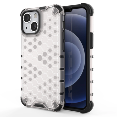OEM - iPhone 13 mini Mobilskal Honeycomb Armor - Vit