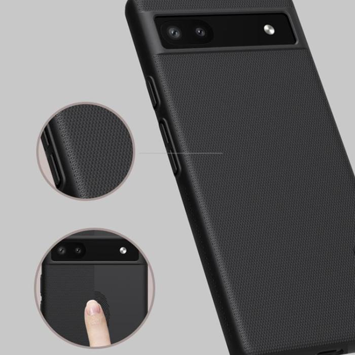 Nillkin - Nillkin Google Pixel 6a Mobilskal Super Frosted Shield - Svart