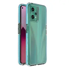 OEM - Realme 9/9 Pro 5G Skal Silicone Med Frame - Bl&aring;