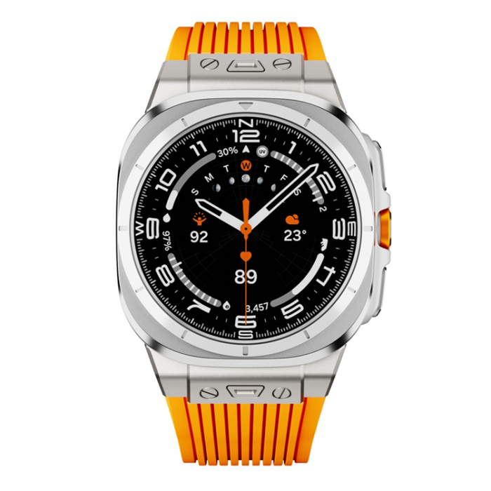 A-One Brand - Galaxy Watch Ultra 47mm Armband Titanium Connector - Orange